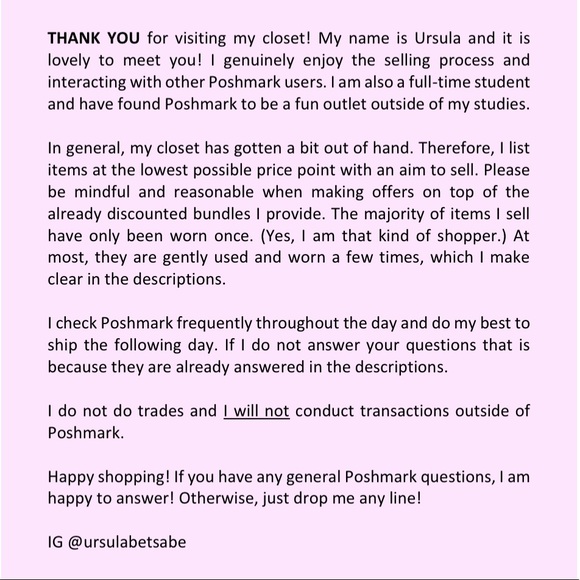 Meet Your Posher! - Picture 2 of 2